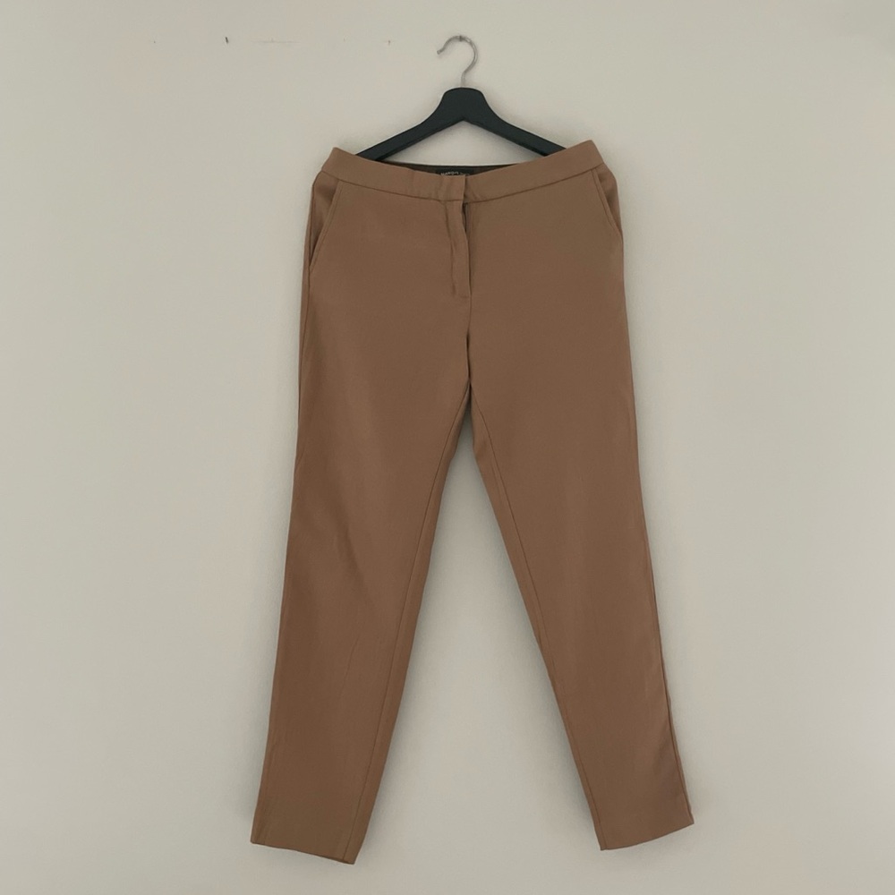 Office Wear: Brown Mango‎ Suit Pants – Size 8 (US)